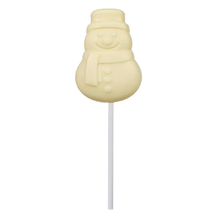 Hot White Chocolate Snowman Lollipop Toppings