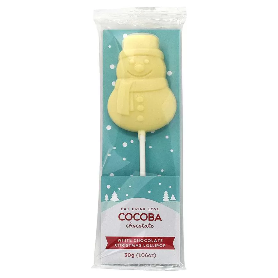 Hot White Chocolate Snowman Lollipop Toppings