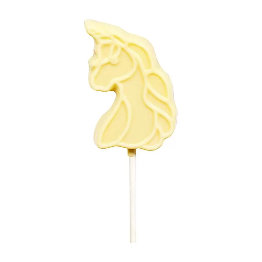 Fashion White Unicorn Lollipop With Sprinkles Party Bag Fillers