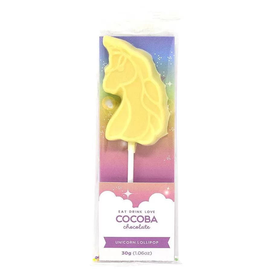 Fashion White Unicorn Lollipop With Sprinkles Party Bag Fillers